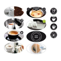 MAGIMIX Combiné Cafetière Expresso/Filtre Automatique Chromé Mat -Magimix Soldes Boutique magimix combine cafetiere expressofiltre automatique chrome mat 9