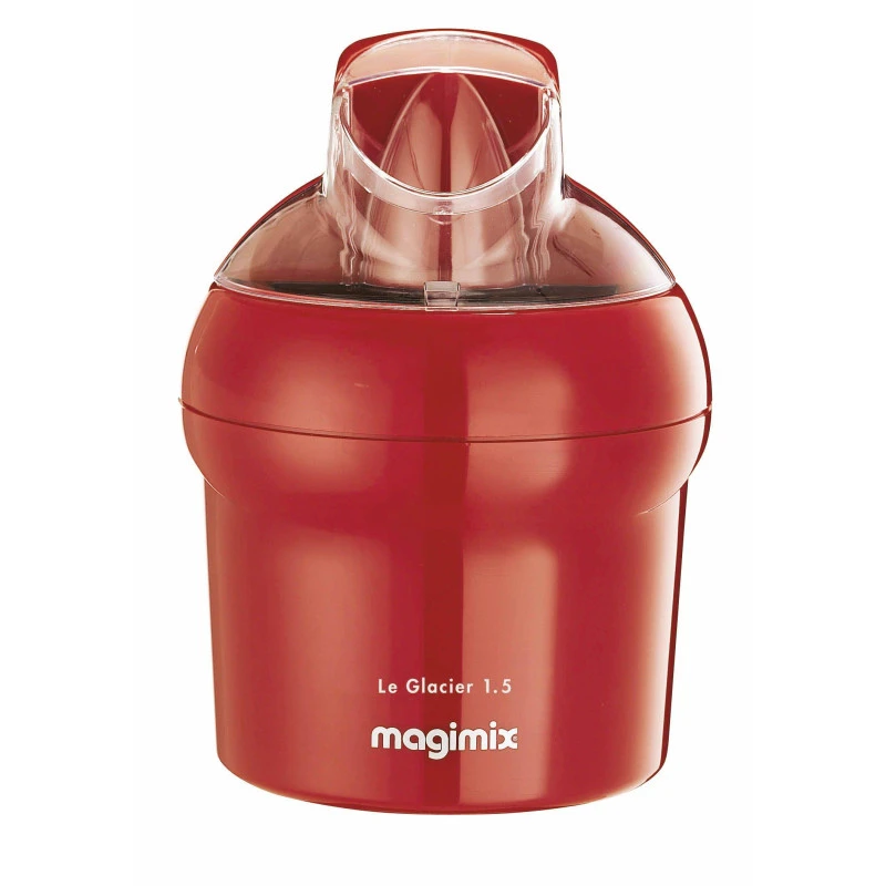 MAGIMIX Glacière Sorbetière 1.5L Rouge 1 MAGIMIX Glacière Sorbetière 1.5L Rouge