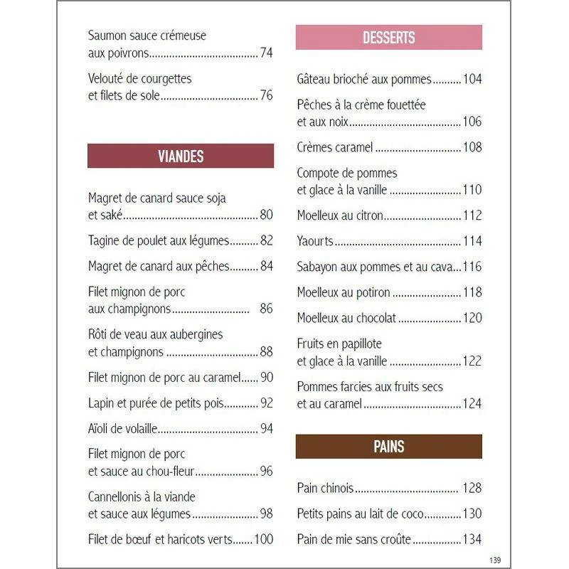 MAGIMIX Livre De Recettes Ma Cuisine Vapeur Pour COOK EXPERT 7 MAGIMIX Livre De Recettes Ma Cuisine Vapeur Pour COOK EXPERT – Image 7