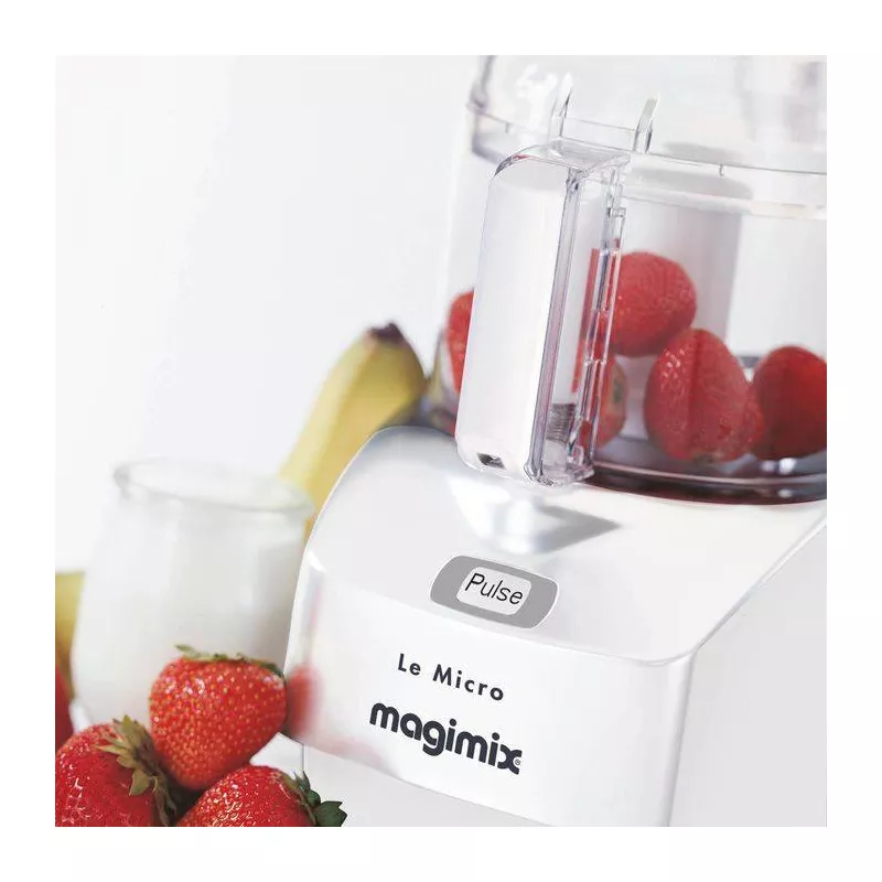 MAGIMIX Mini Hachoir électrique LE MICRO Blanc 2 MAGIMIX Mini Hachoir électrique LE MICRO Blanc – Image 2