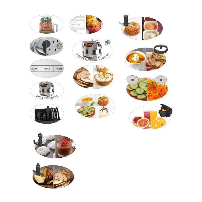 MAGIMIX Robot Multifonctions Compact 3200XL Blanc 11 MAGIMIX Robot Multifonctions Compact 3200XL Blanc – Image 11